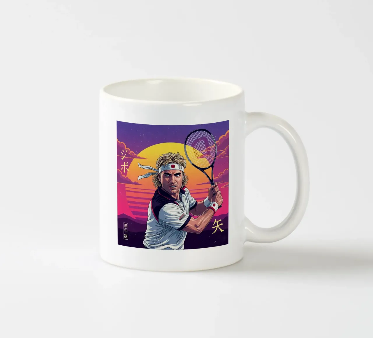 Andre Agassi - Retroarte giapponese #2 tazza in ceramica da Lembayung art