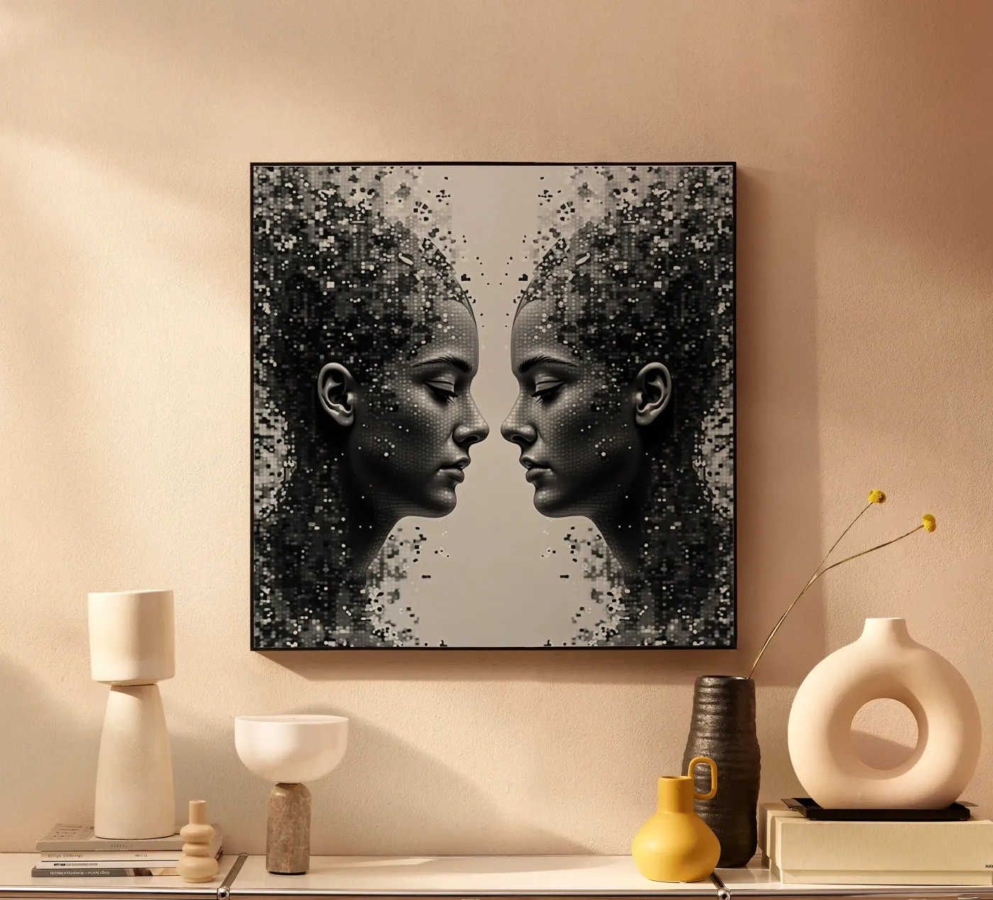 Mirror_image_grey_8 plexiglas de AI-Portraits by LK