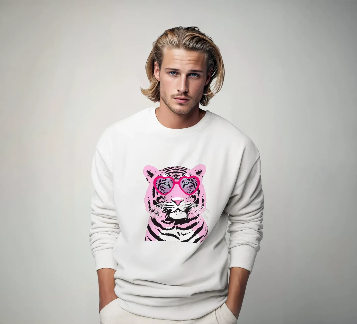 Funky Tiger felpa da Asha Designs