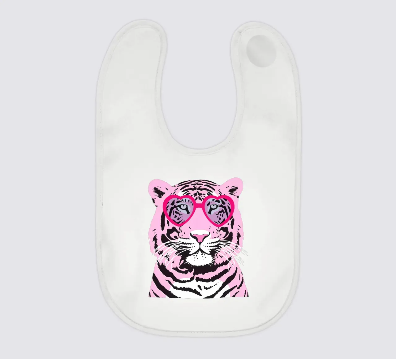 Funky Tiger Babylätzchen von Asha Designs
