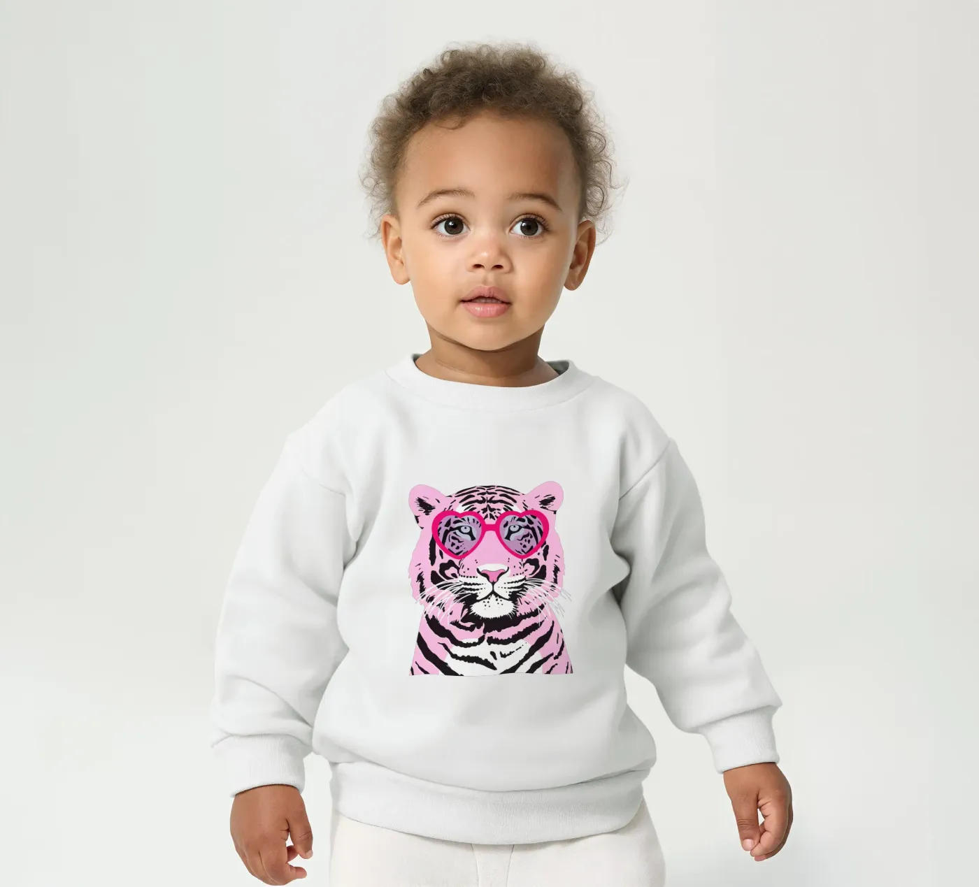 Funky Tiger felpa neonato da Asha Designs