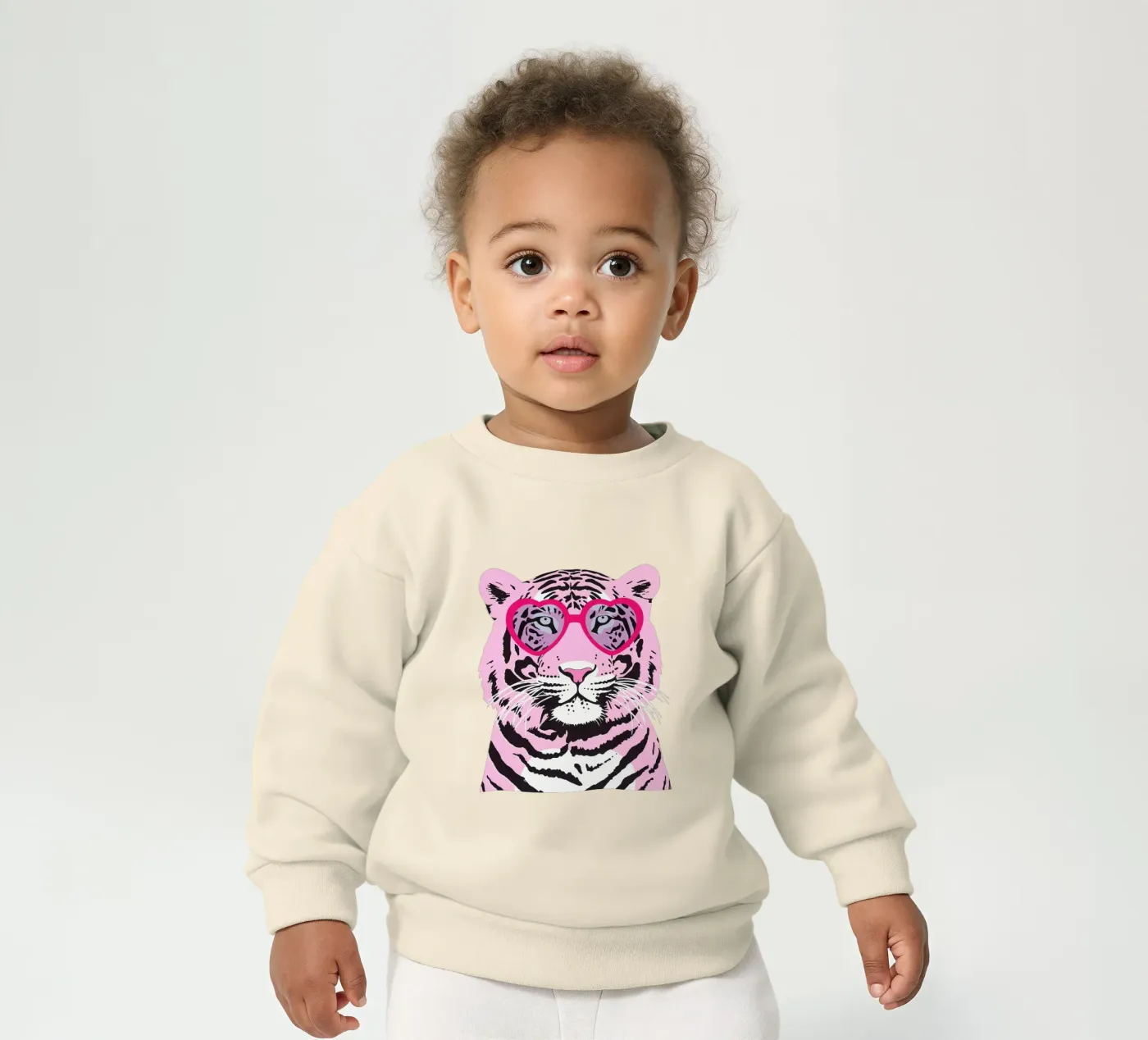 Funky Tiger felpa neonato da Asha Designs
