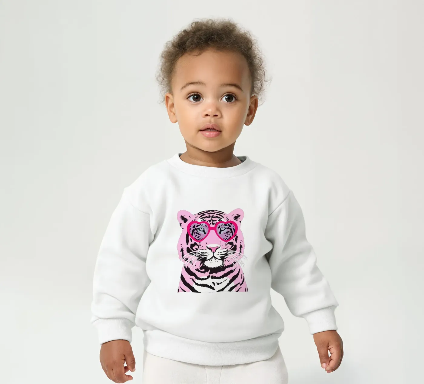 Funky Tiger felpa neonato da Asha Designs