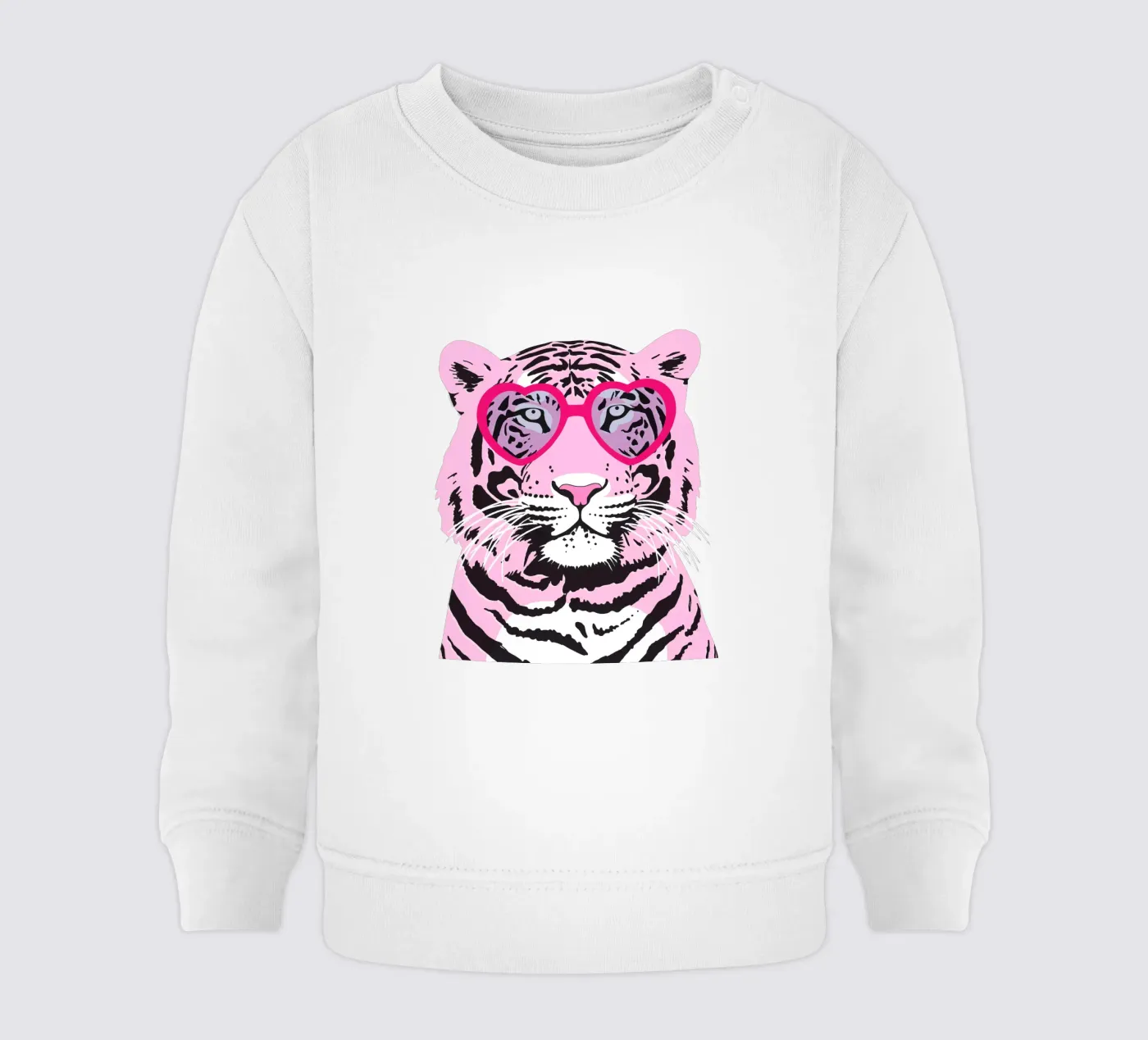 Funky Tiger felpa neonato da Asha Designs