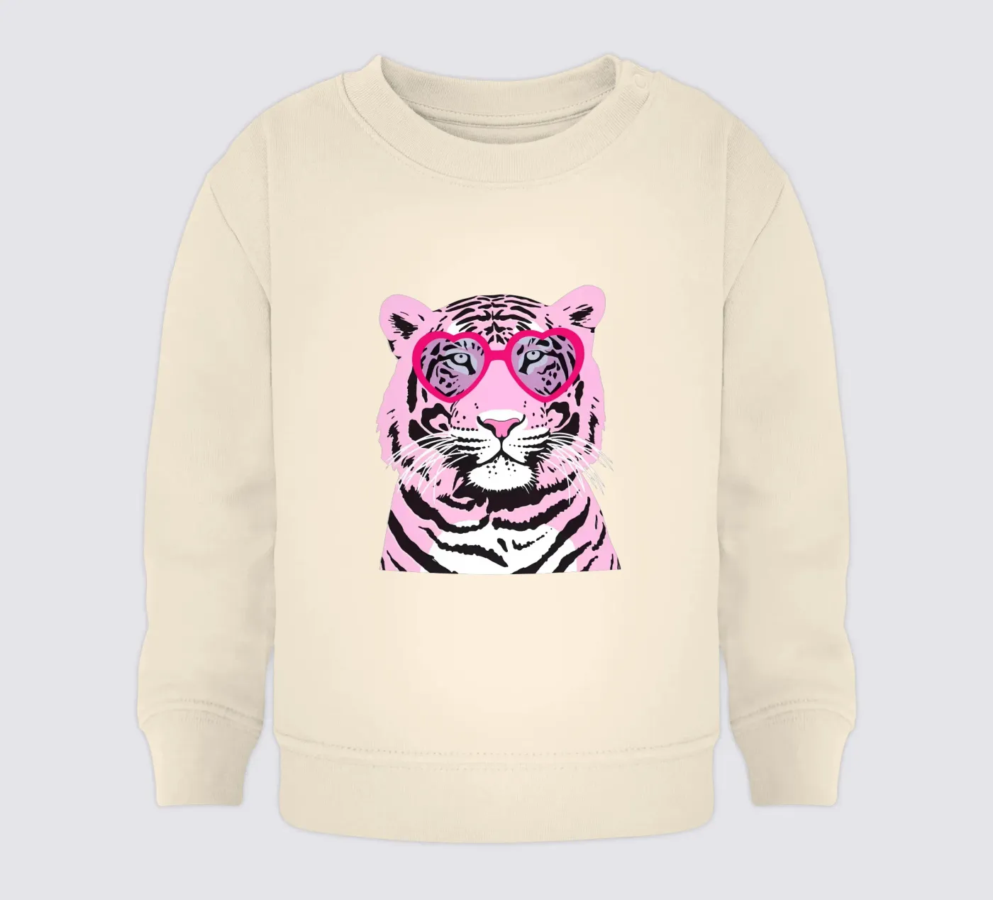 Funky Tiger felpa neonato da Asha Designs