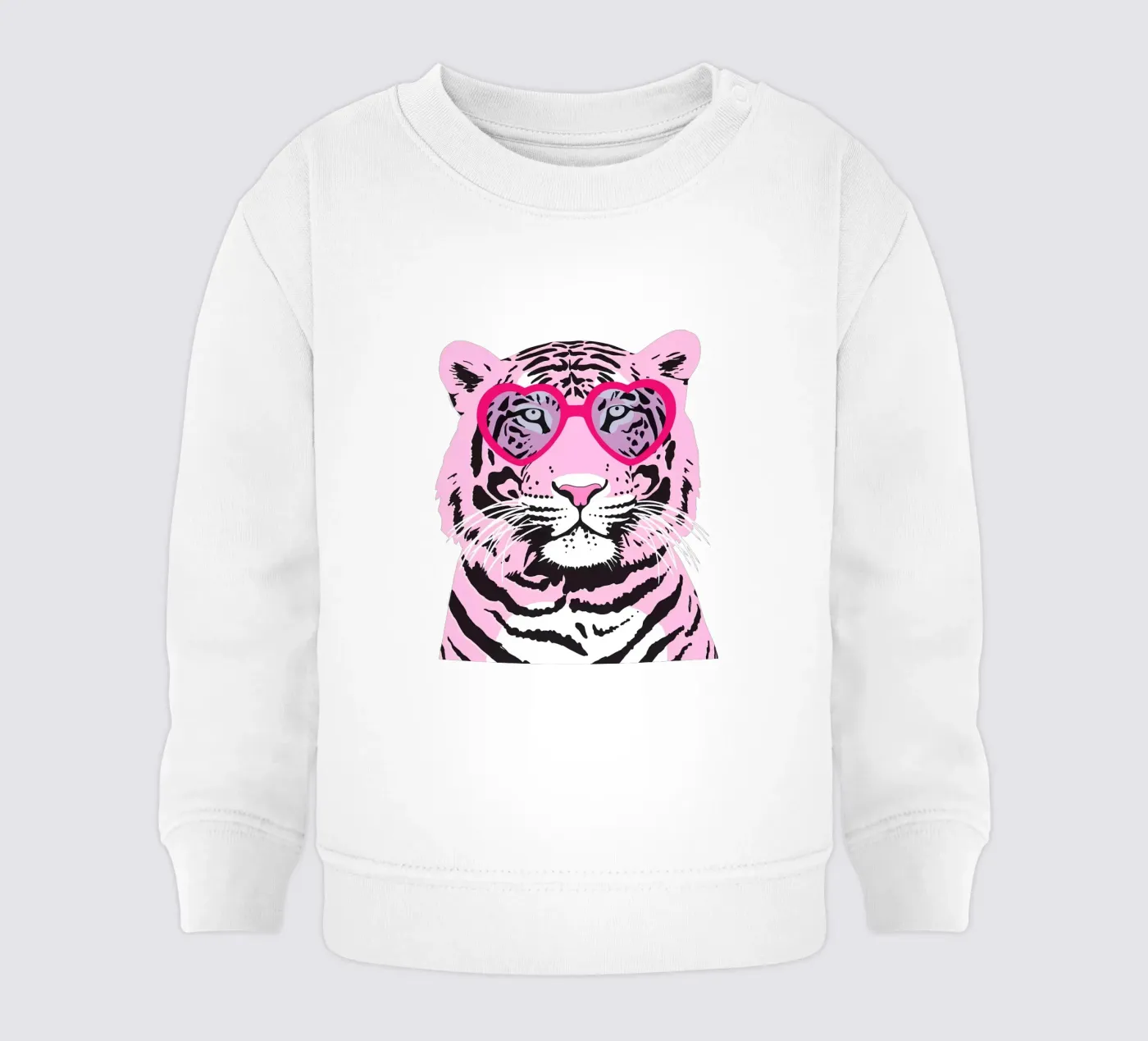 Funky Tiger felpa neonato da Asha Designs