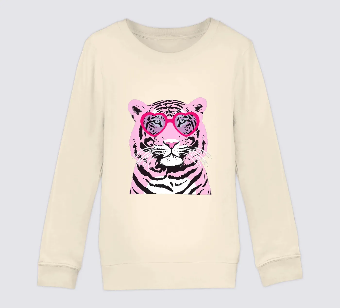 Funky Tiger Kinder Sweatshirt von Asha Designs