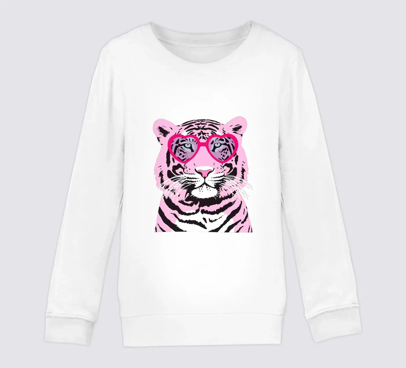 Funky Tiger Kinder Sweatshirt von Asha Designs