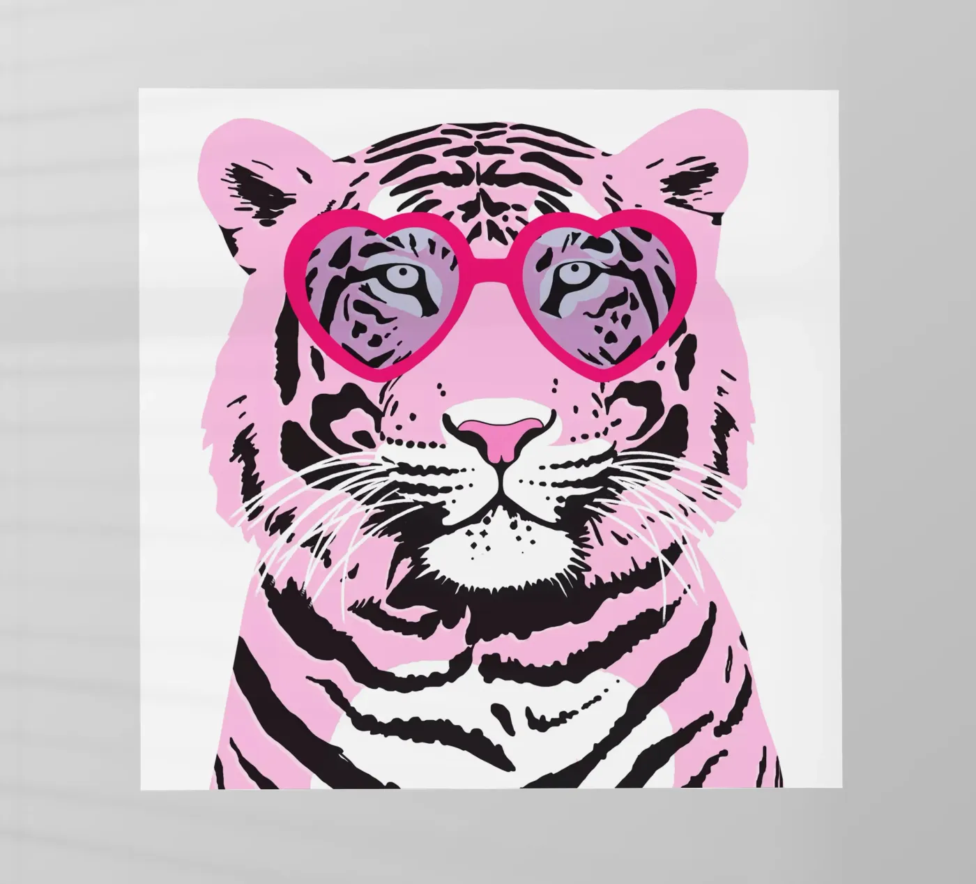 Funky tijger backlit folie van Asha Designs