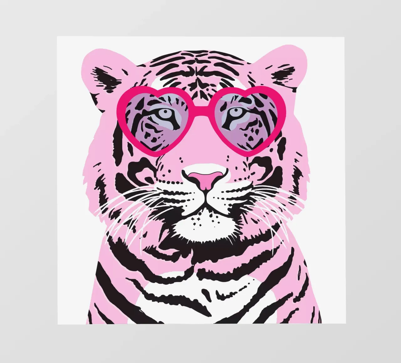 Funky Tiger pellicola backlit da Asha Designs
