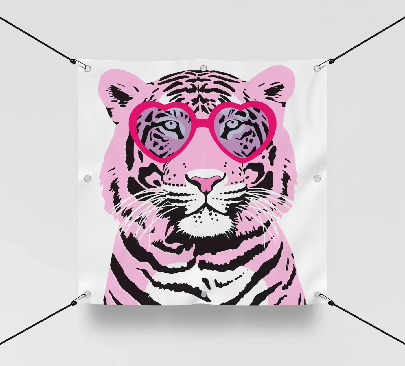 Funky Tiger PVC Plane von Asha Designs