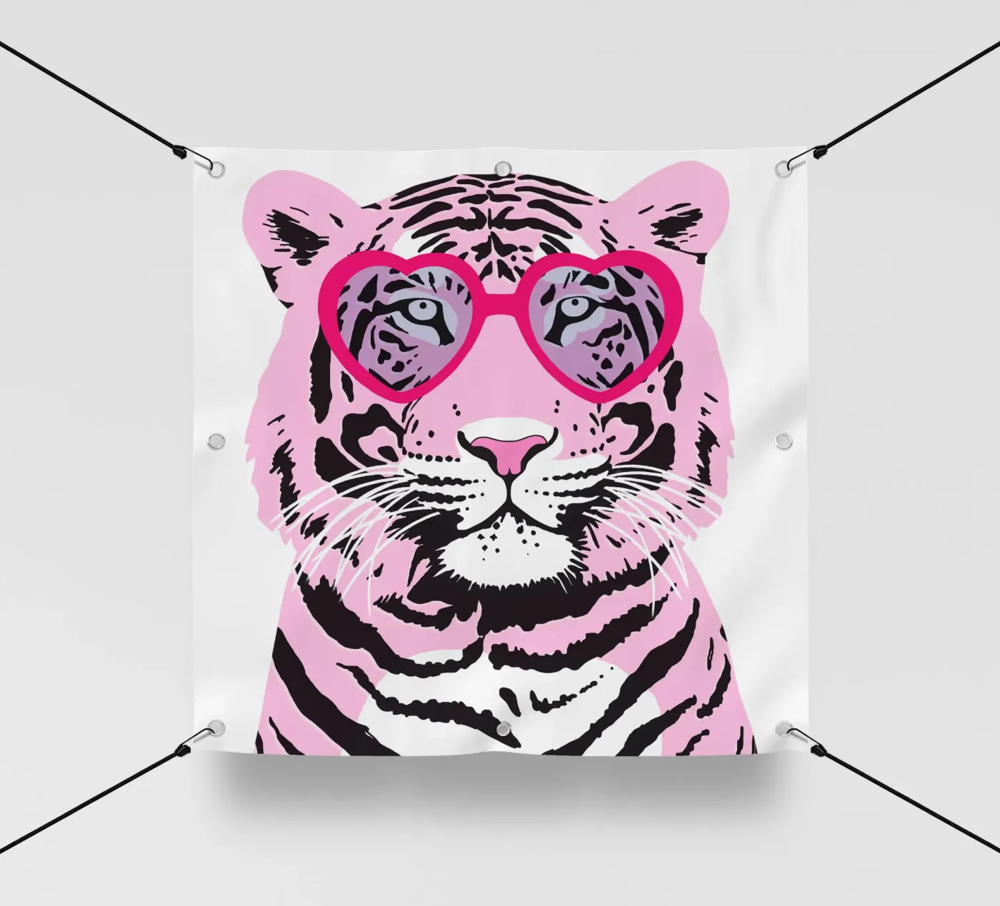 Funky Tiger telo in pvc da Asha Designs