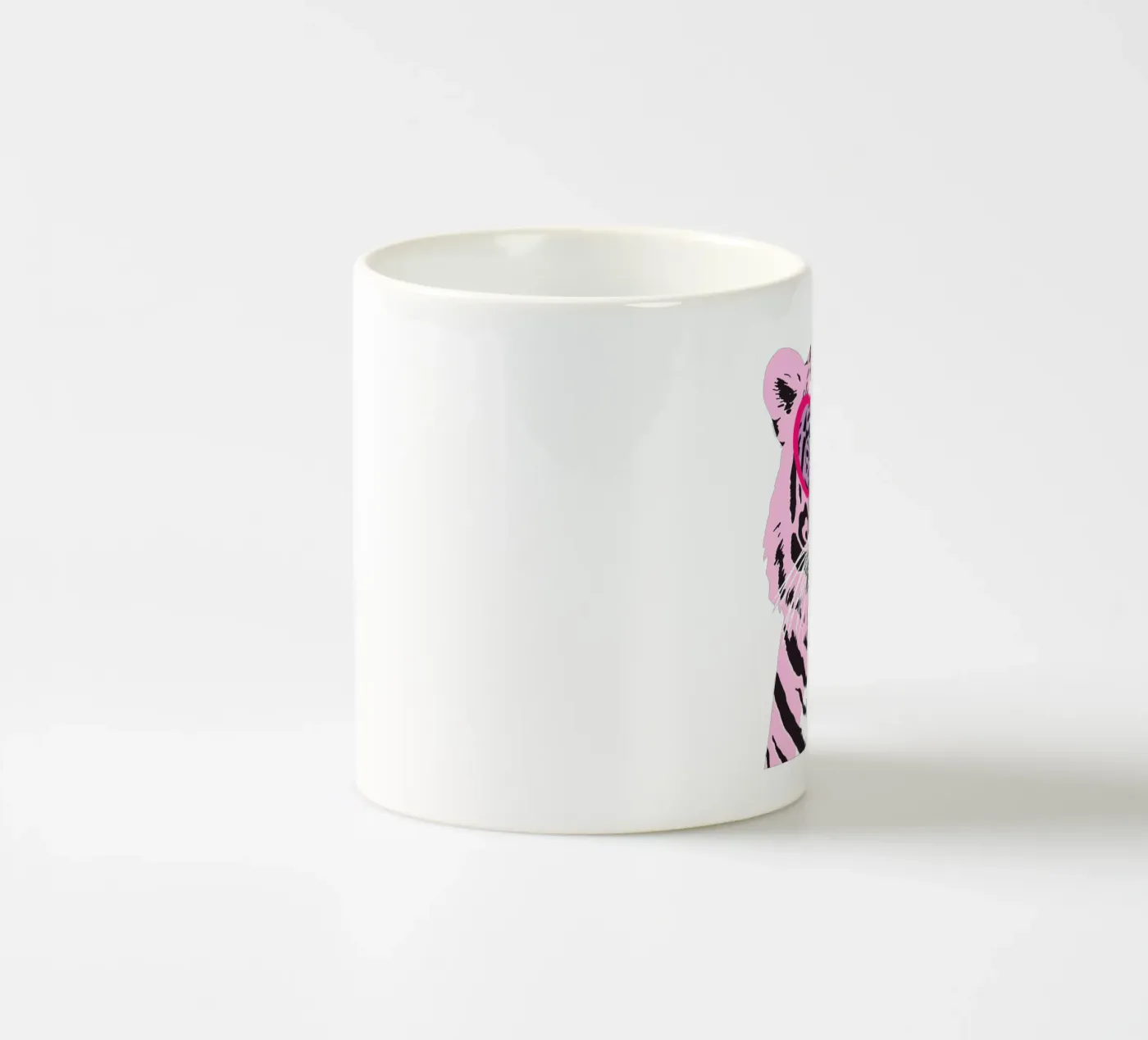 Funky Tiger Keramik Tasse von Asha Designs