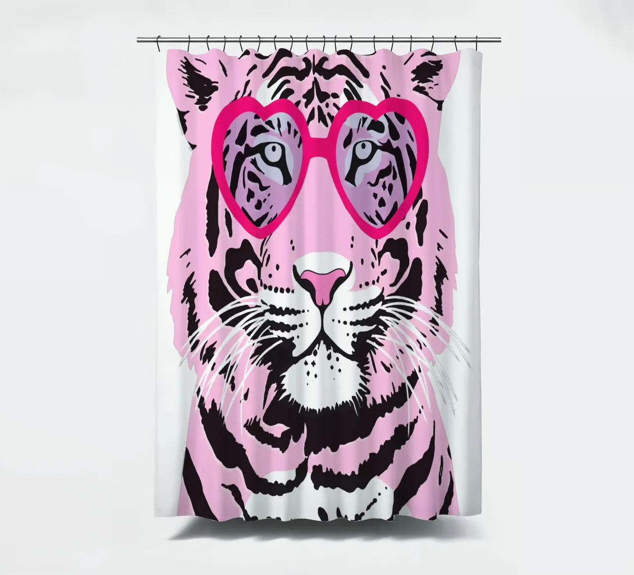 Funky Tiger Duschvorhang von Asha Designs