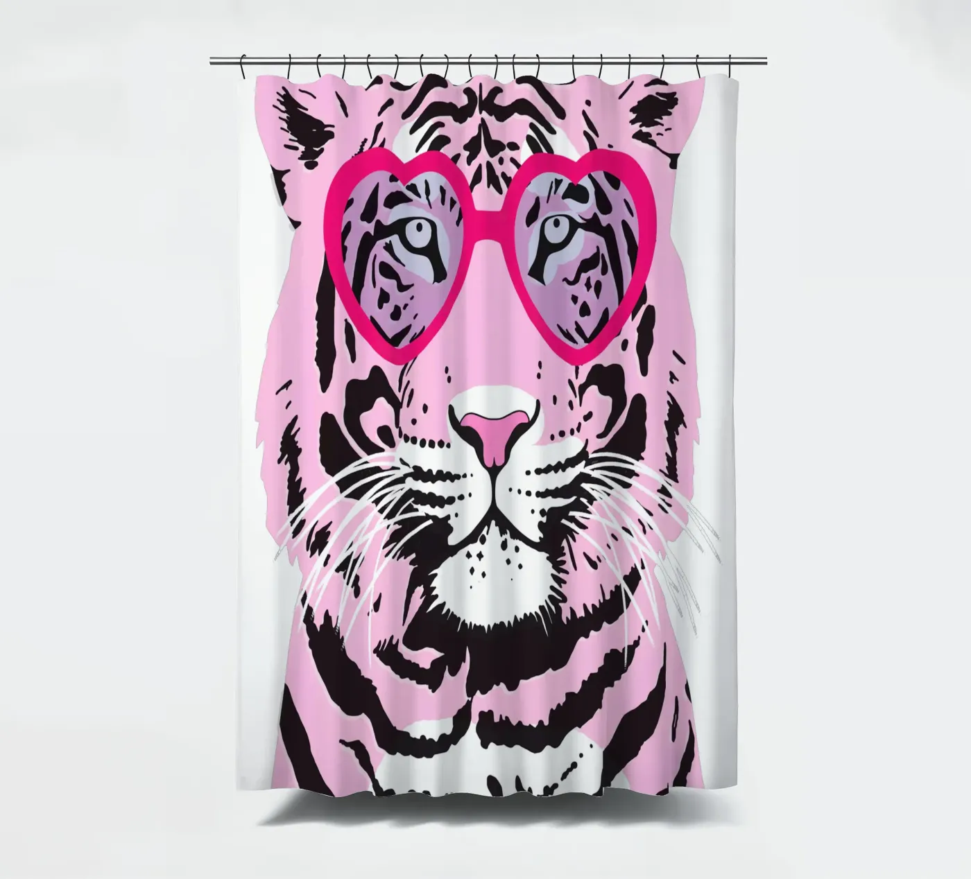 Funky tijger douchegordijn van Asha Designs