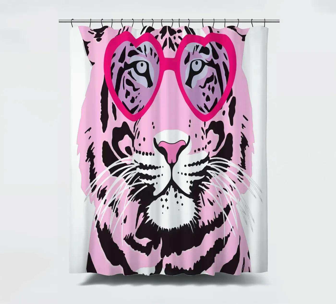 Funky tijger douchegordijn van Asha Designs