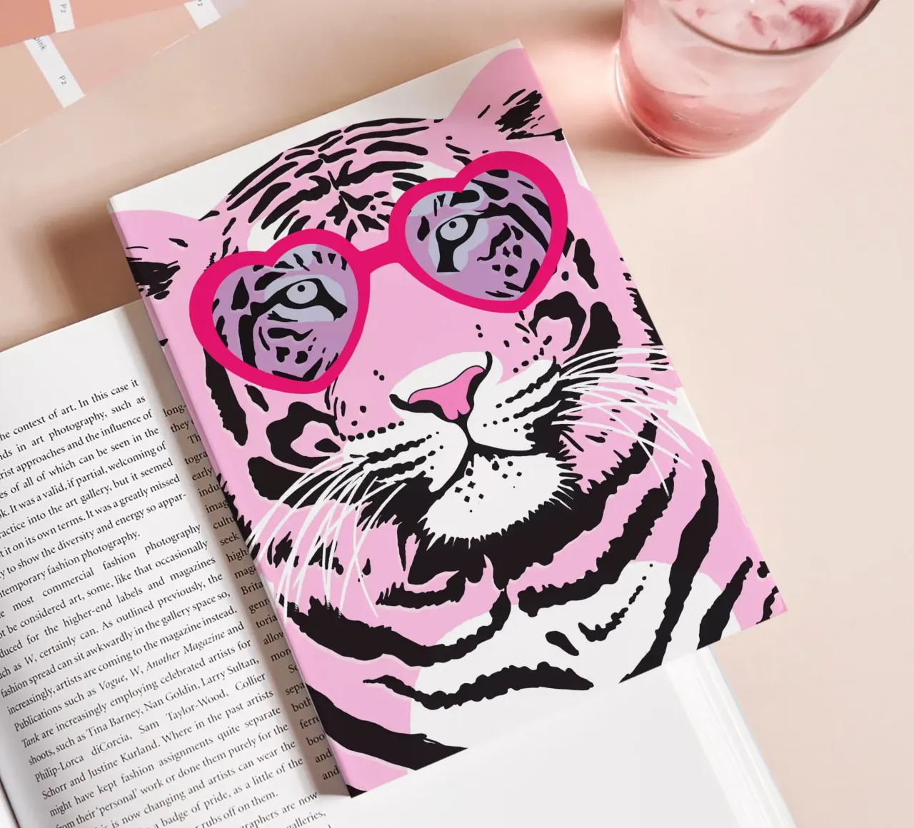 Funky Tiger notebook by Asha Designs