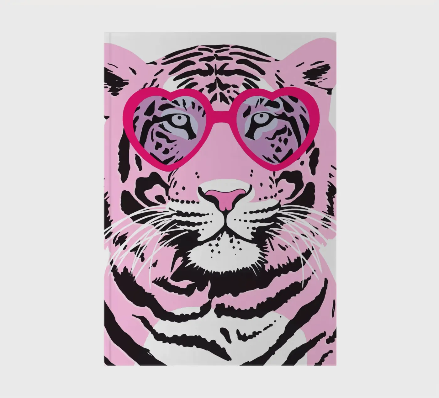 Tigre funky carnet de Asha Designs