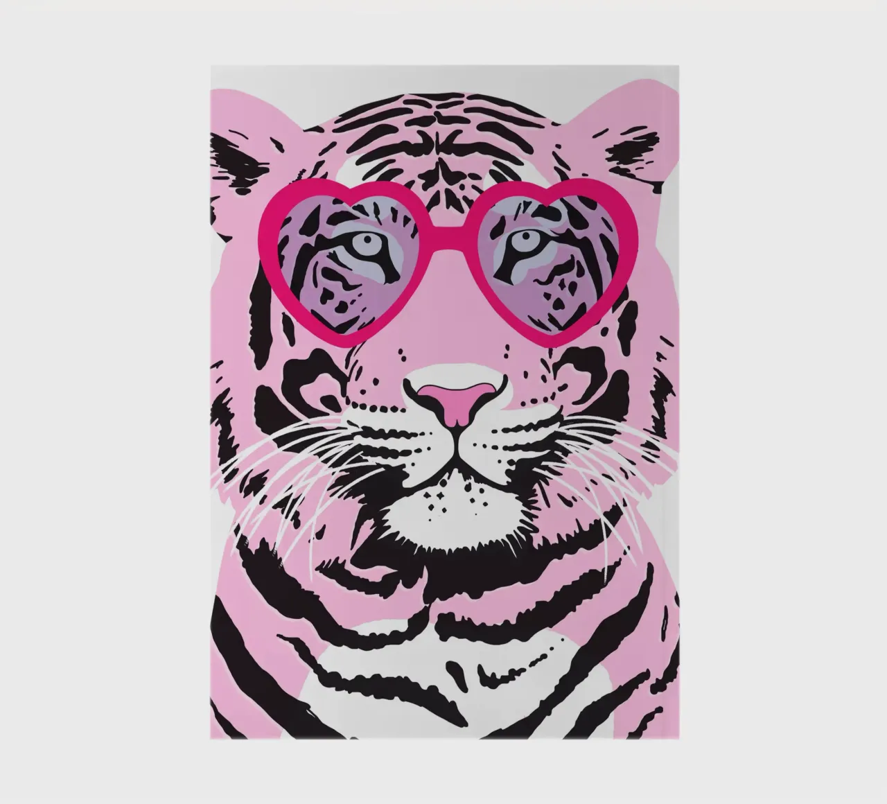 Funky Tiger notebook by Asha Designs