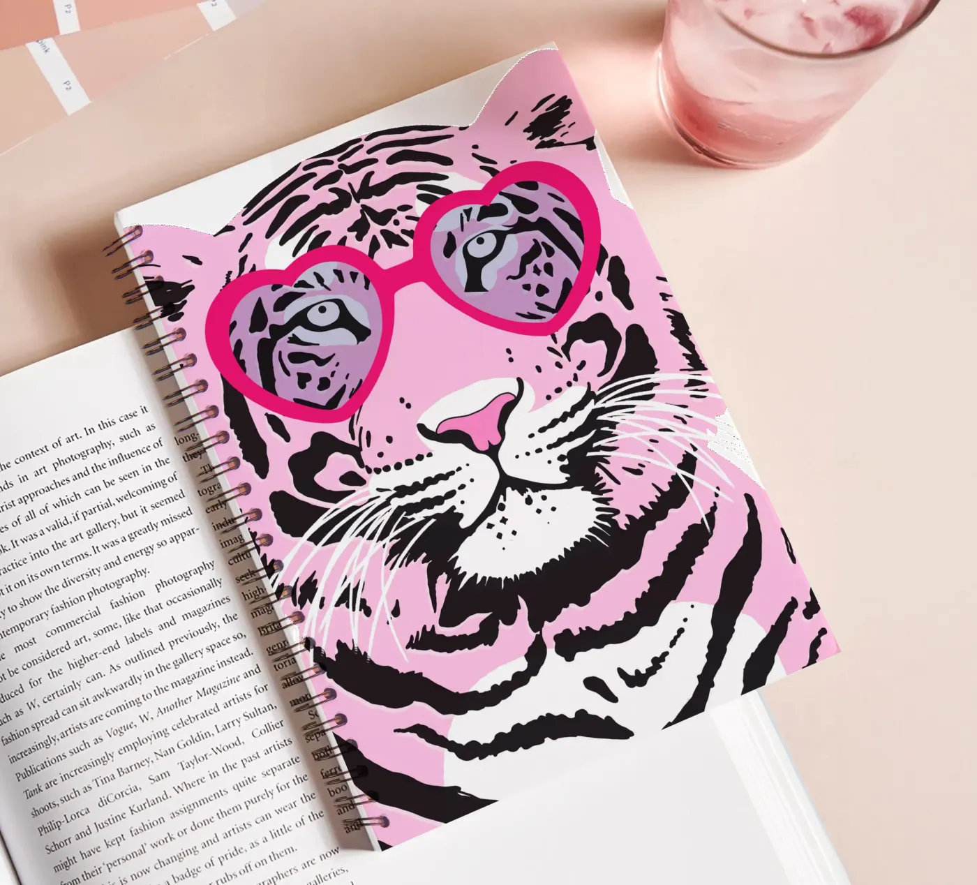 Funky Tiger Ringbuch von Asha Designs