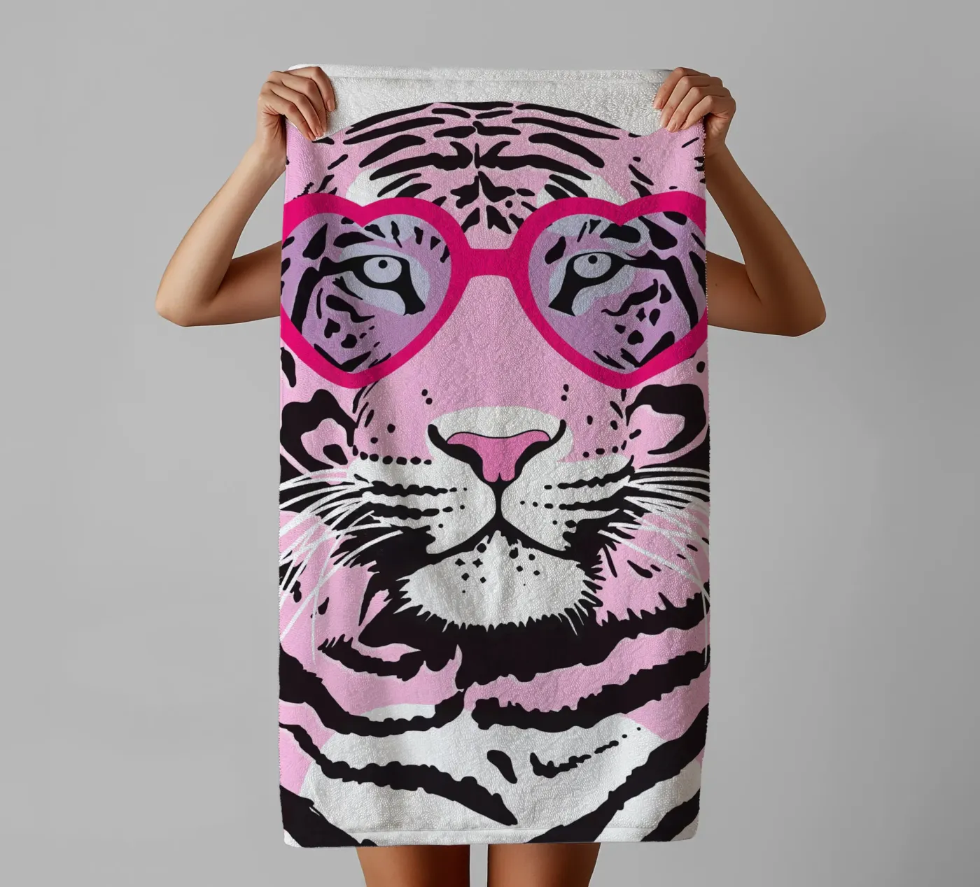 Funky Tiger asciugamano da bagno da Asha Designs