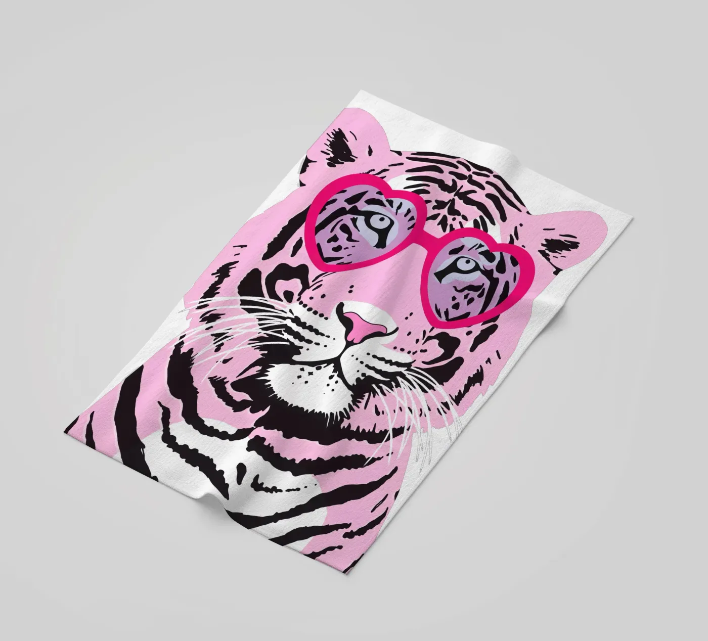 Funky Tiger beach towel by Asha Designs