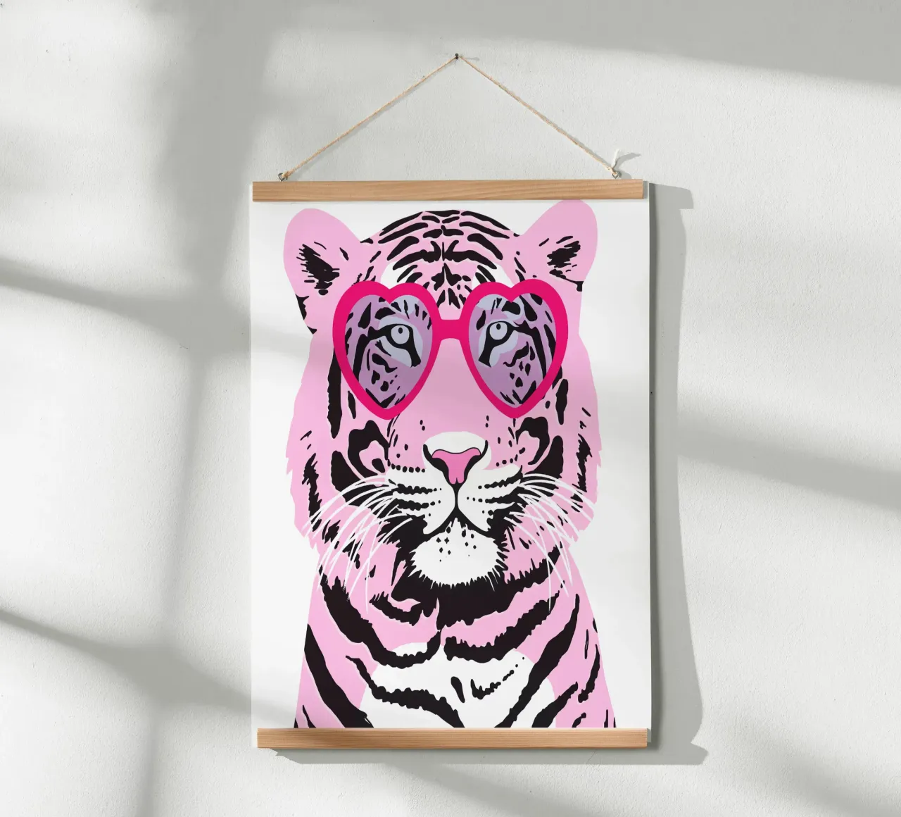 Funky Tiger poster da Asha Designs