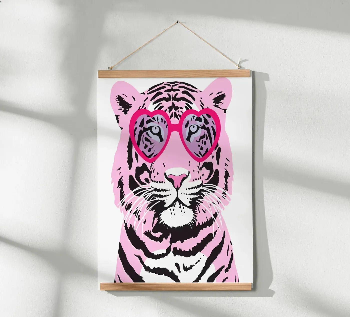 Funky Tiger poster by Asha Designs