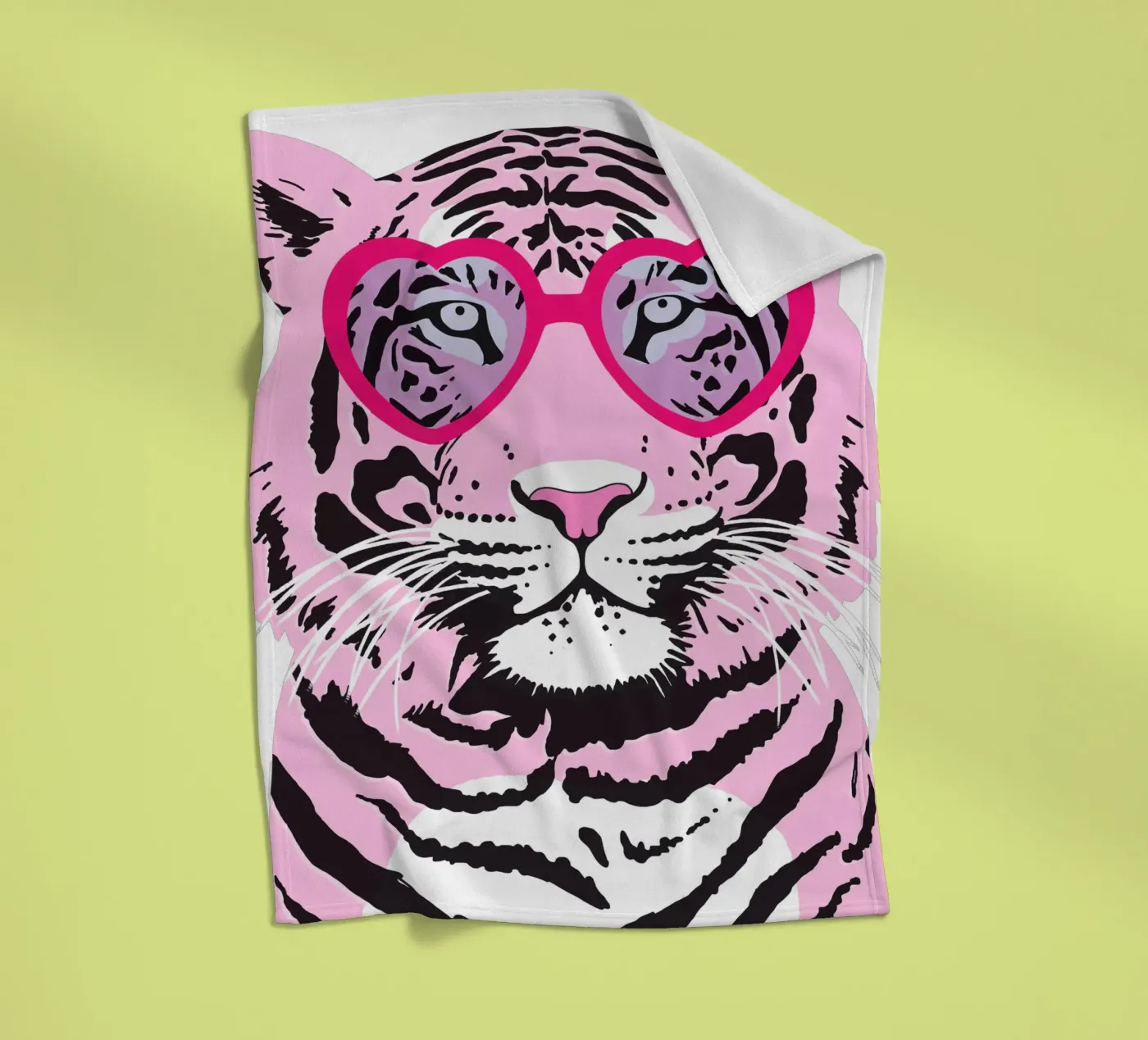 Funky Tiger fleecedeken van Asha Designs