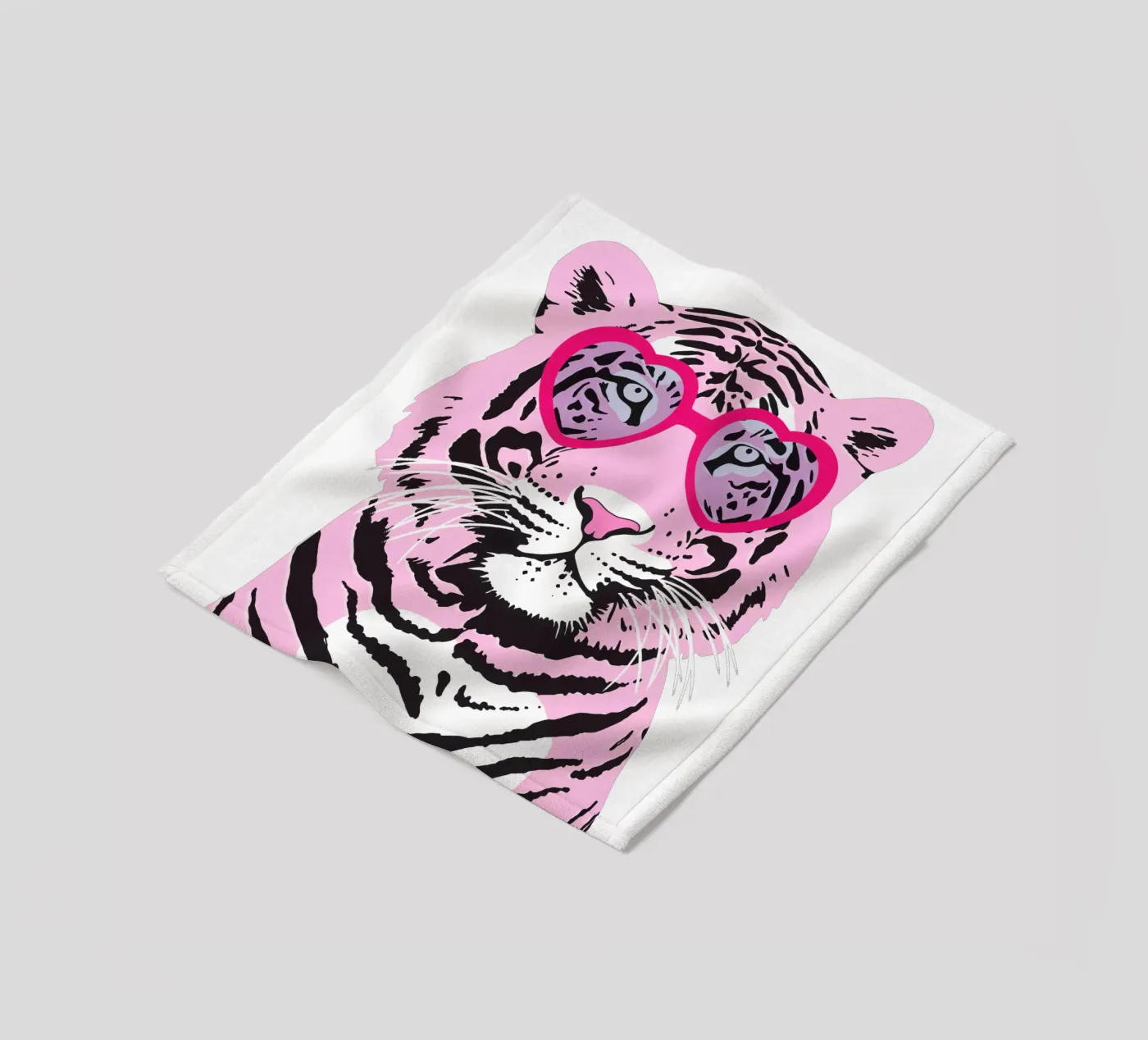 Funky Tiger fleece blanket by Asha Designs