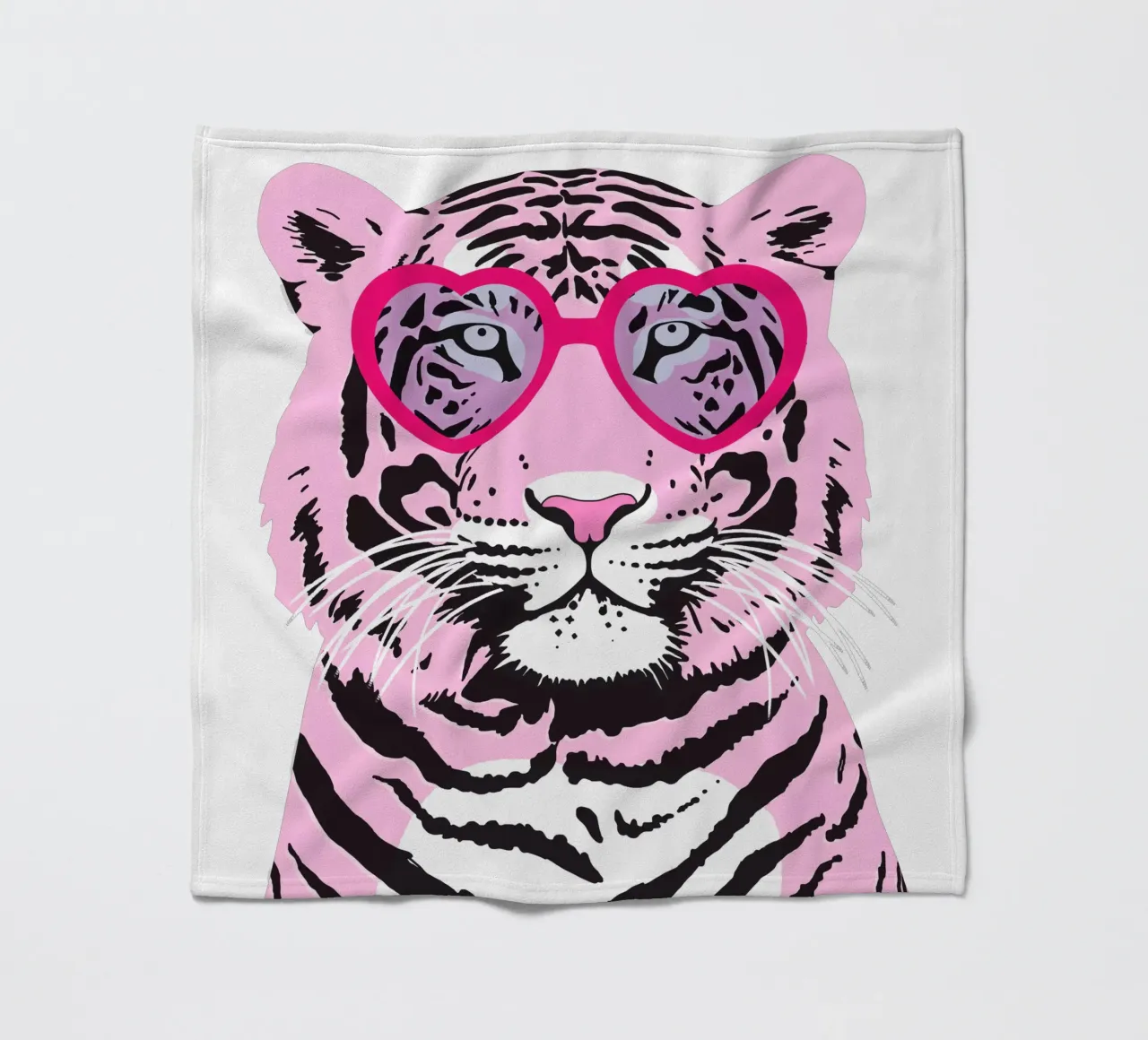 Funky Tiger Fleecedecke von Asha Designs