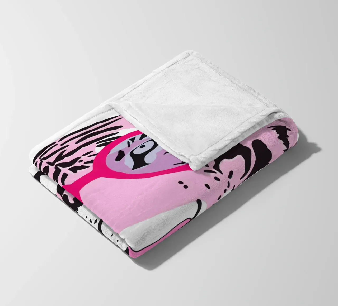 Funky Tiger Fleecedecke von Asha Designs