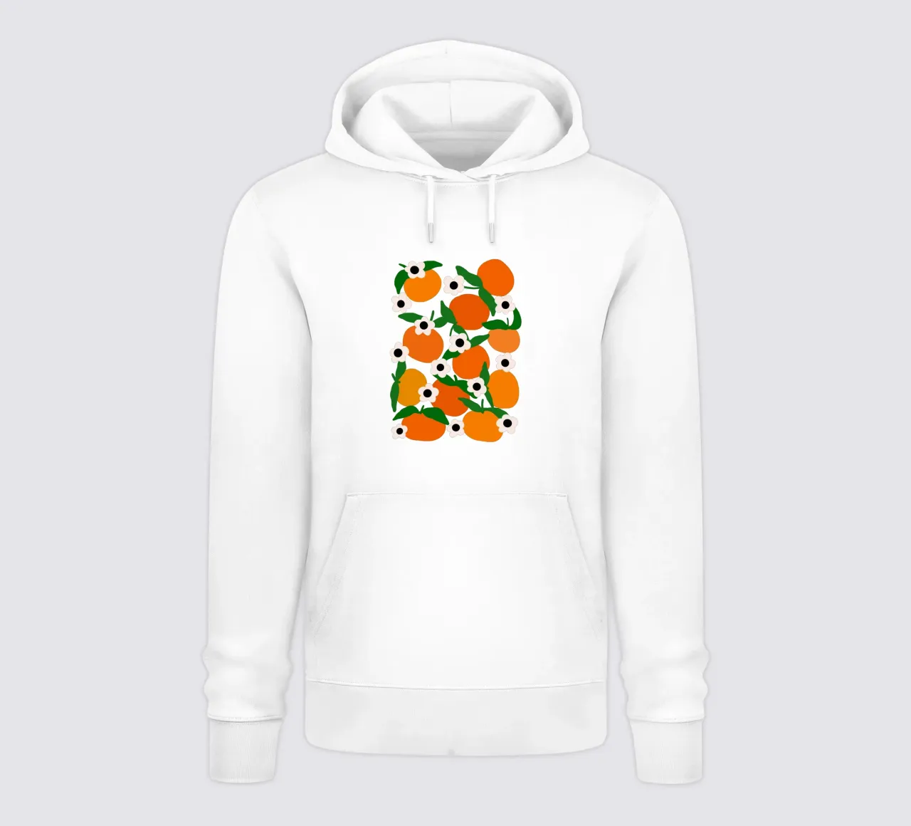 Blooming tangerines felpa con cappuccio da TijanaArtStudio88