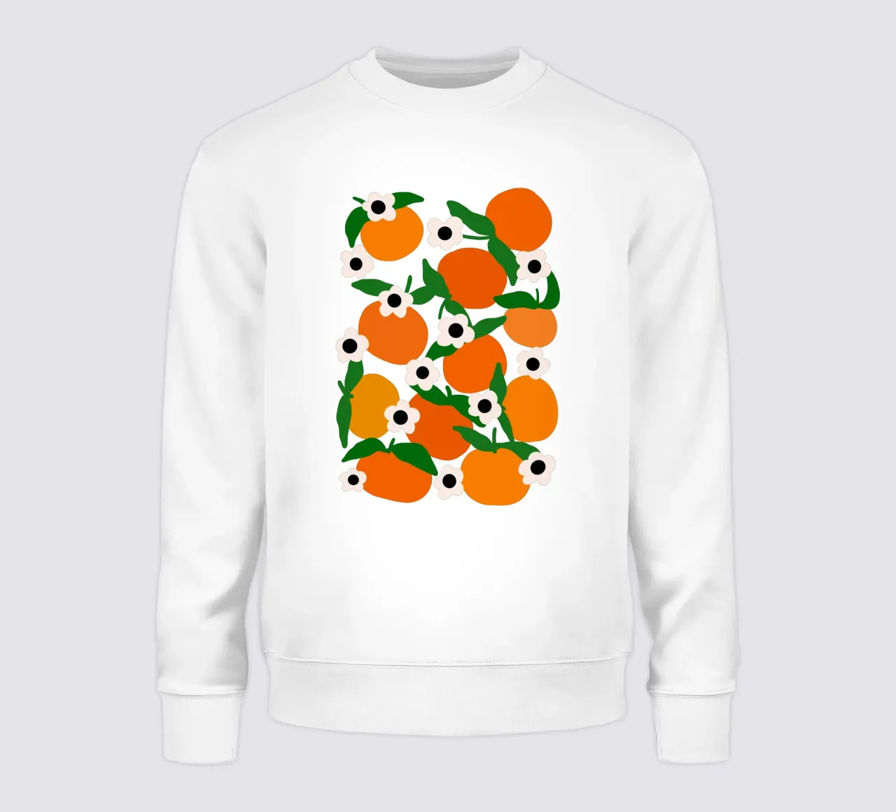 Blooming tangerines felpa da TijanaArtStudio88