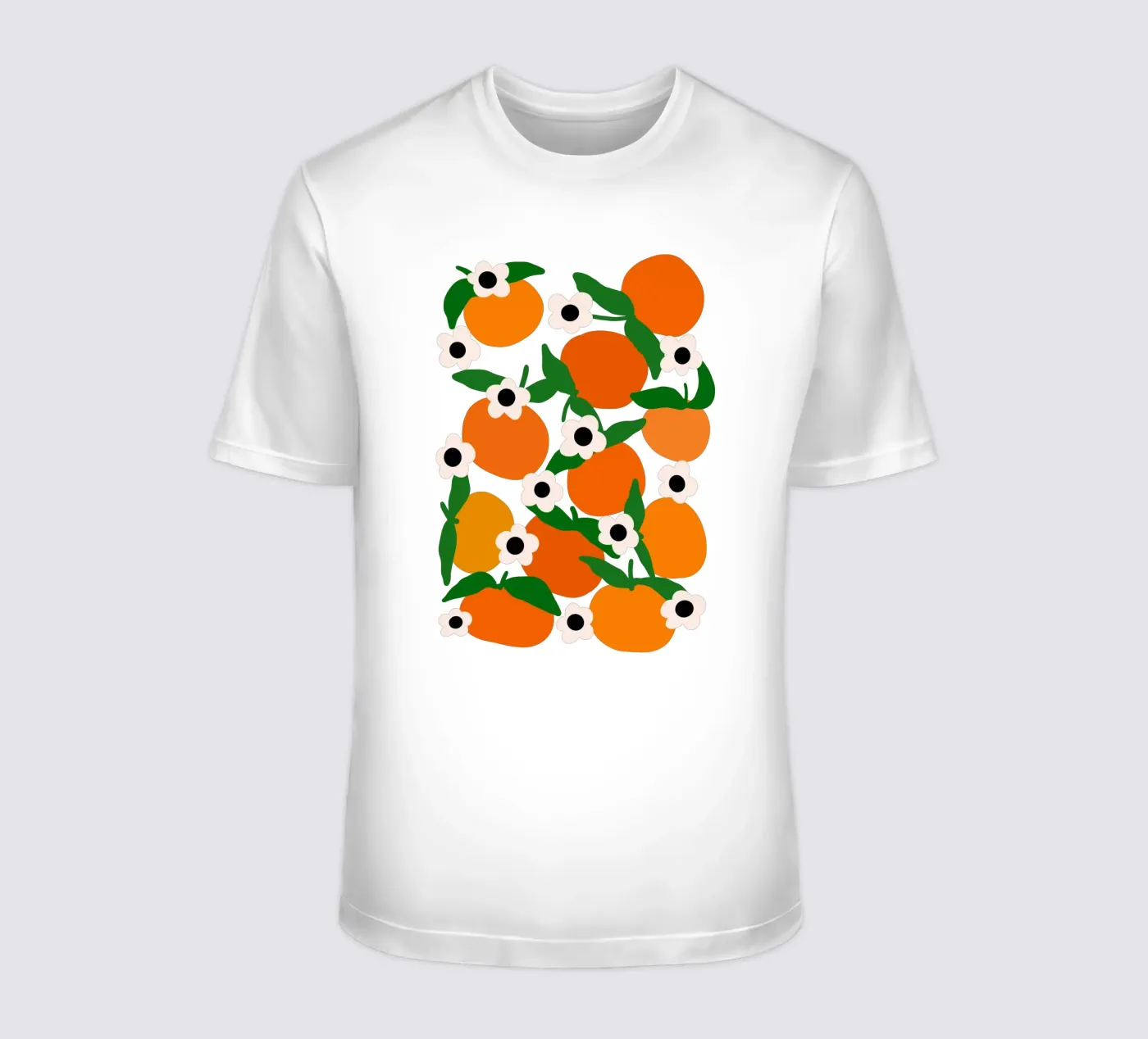 Blooming tangerines t-shirt da TijanaArtStudio88