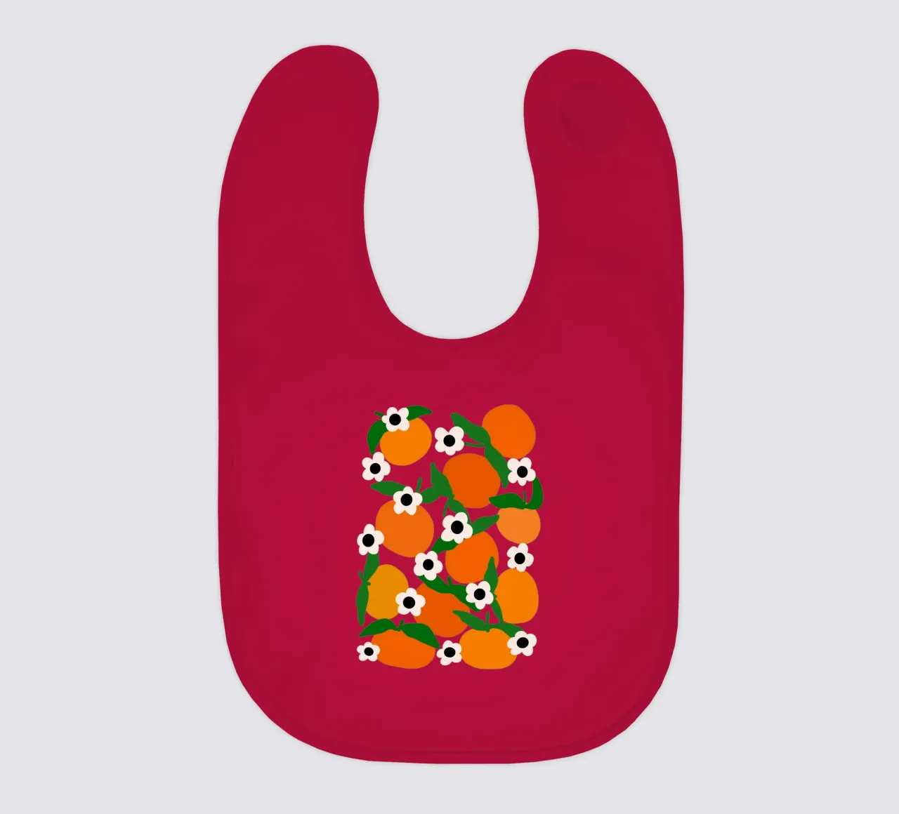 Blooming tangerines bavoir de TijanaArtStudio88