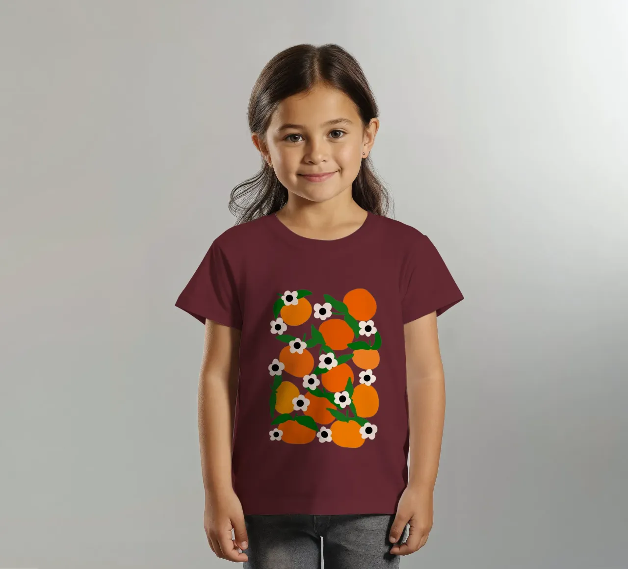 Blooming tangerines t-shirt bambini da TijanaArtStudio88