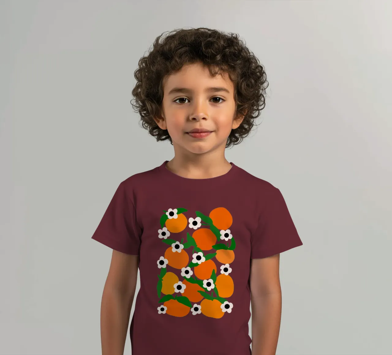 Blooming tangerines t-shirt bambini da TijanaArtStudio88