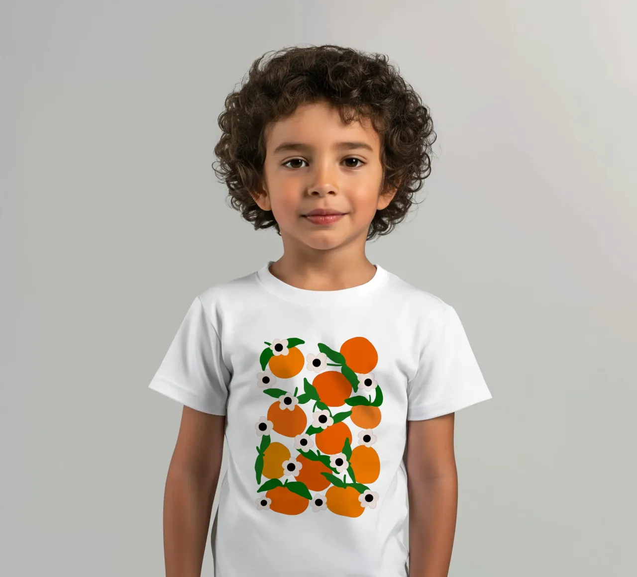 Blooming tangerines t-shirt bambini da TijanaArtStudio88