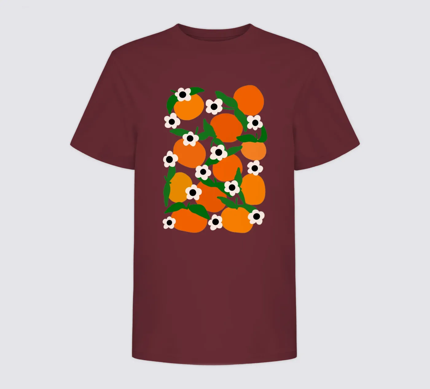 Blooming tangerines kinder t-shirt van TijanaArtStudio88