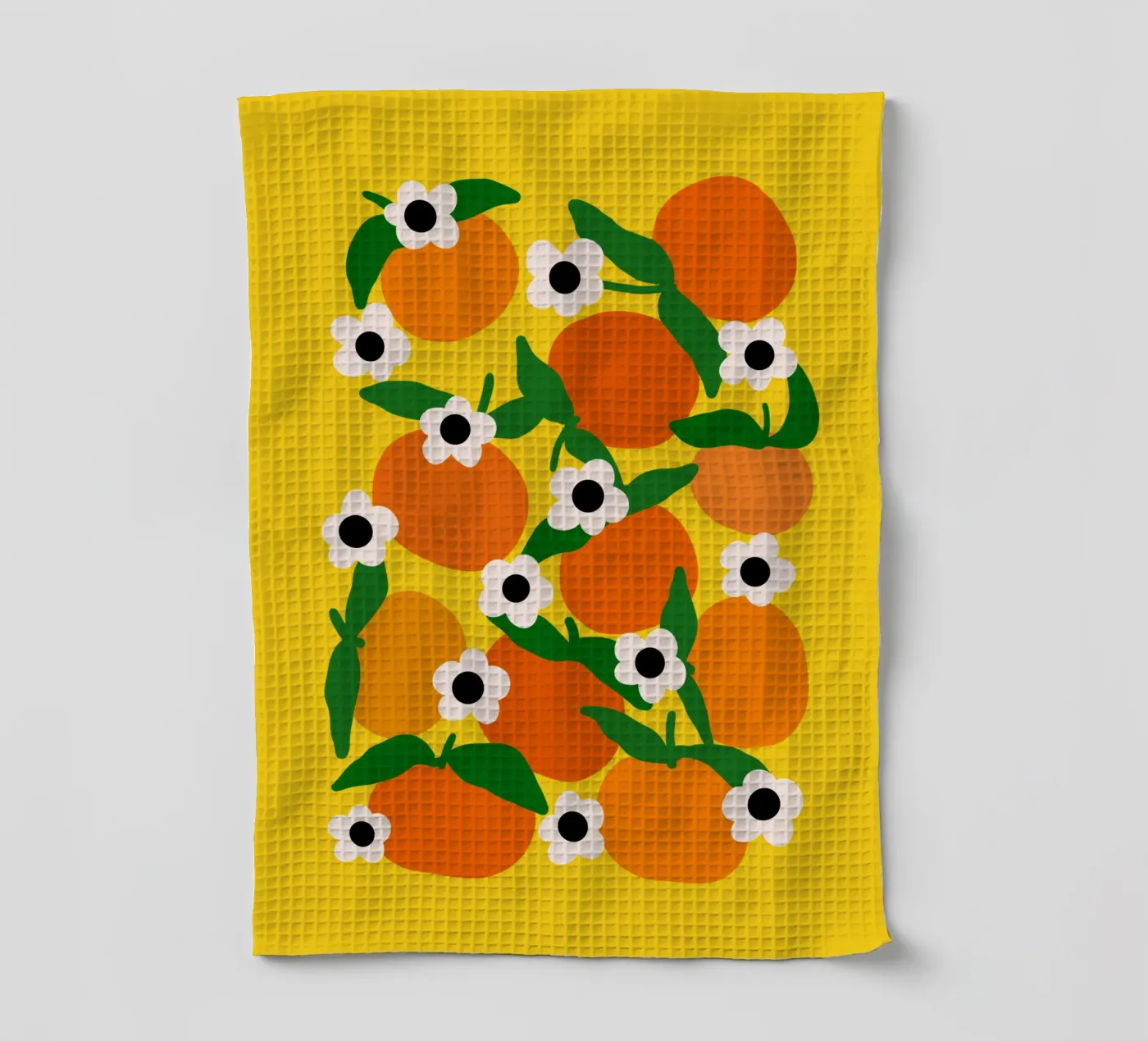 Blooming tangerines torchon de TijanaArtStudio88