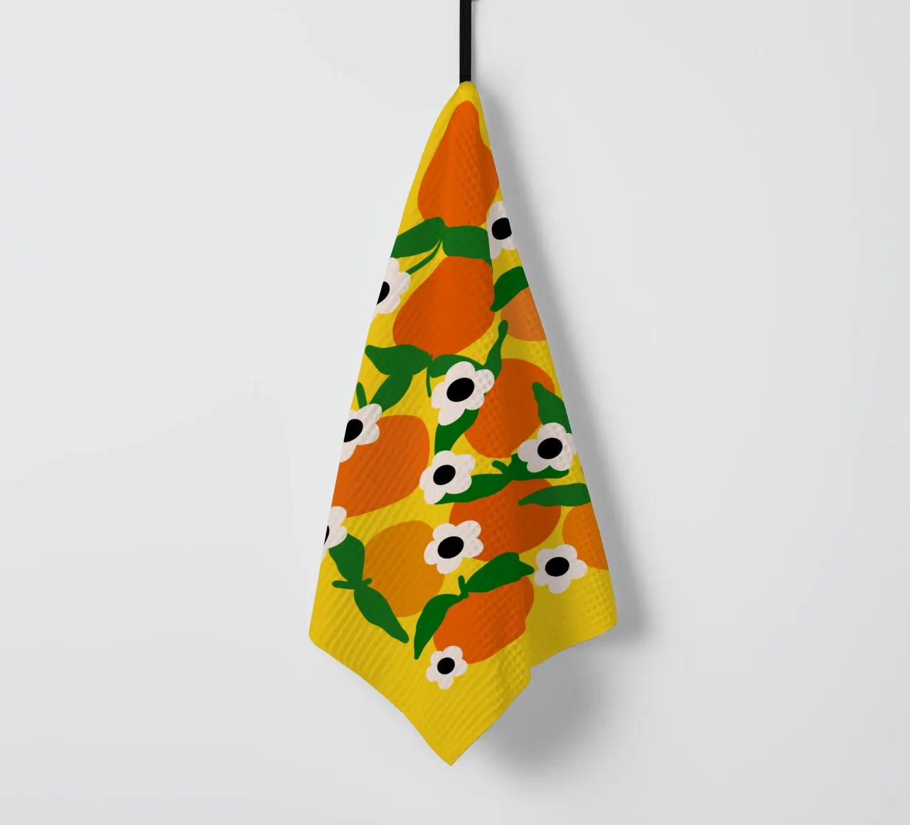 Blooming tangerines torchon de TijanaArtStudio88