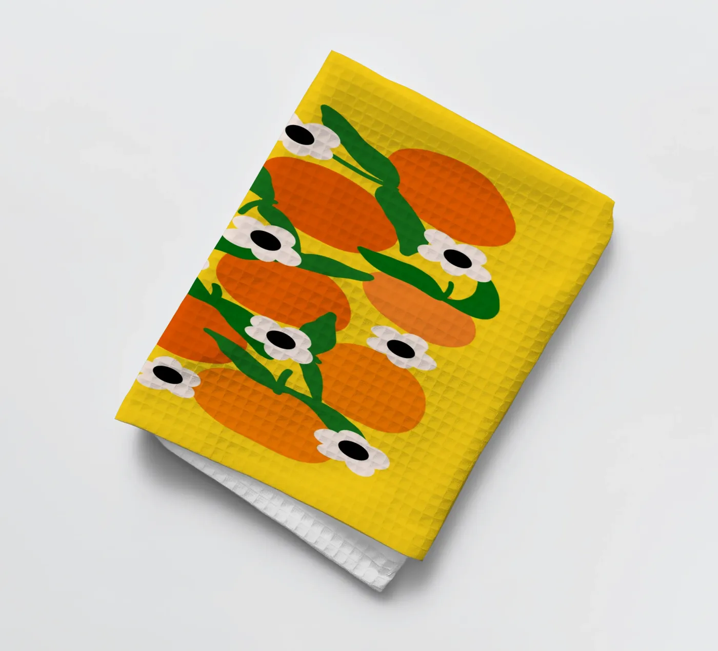 Blooming tangerines torchon de TijanaArtStudio88