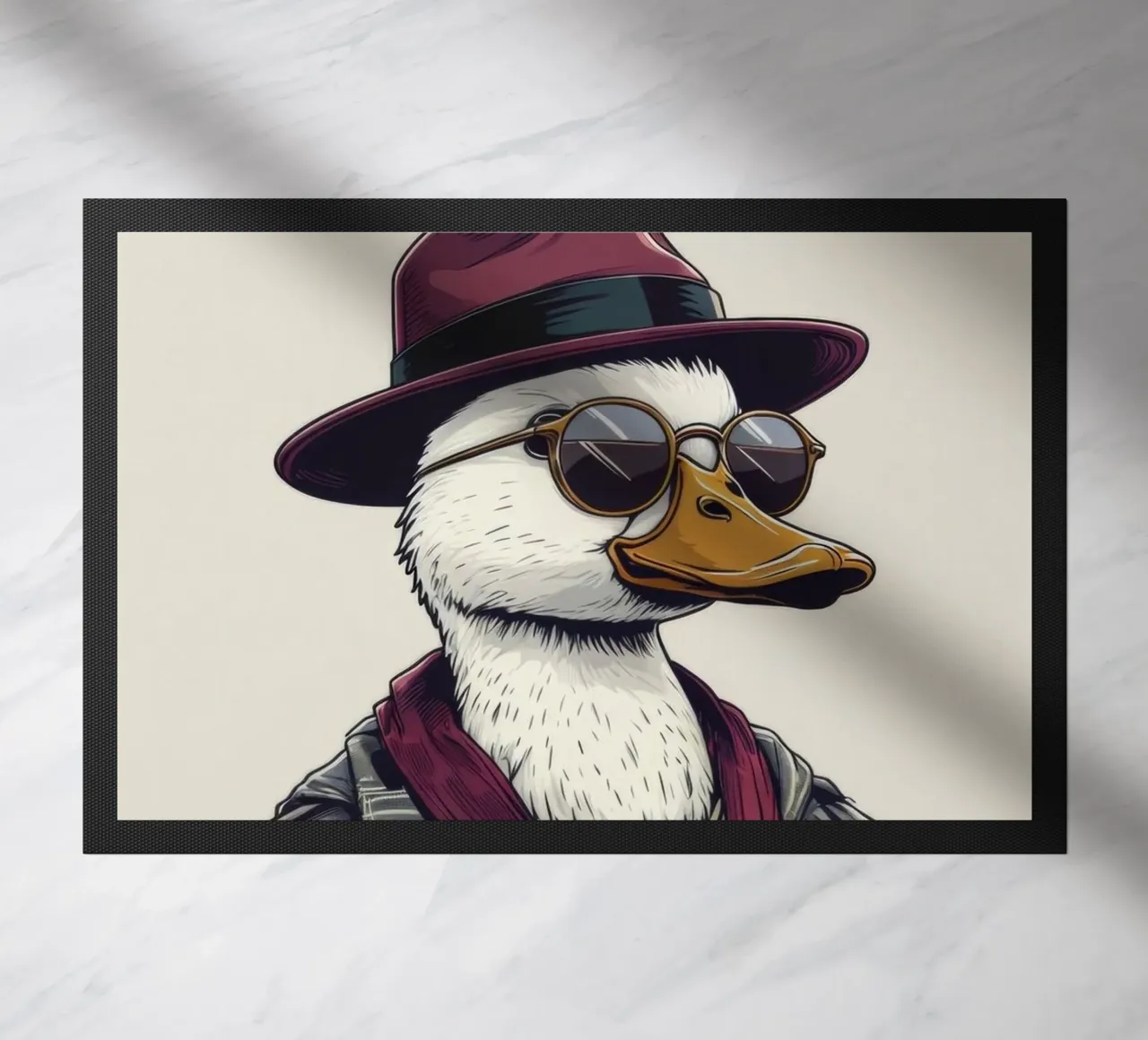 Everything Is Fine doormat by Nando Art