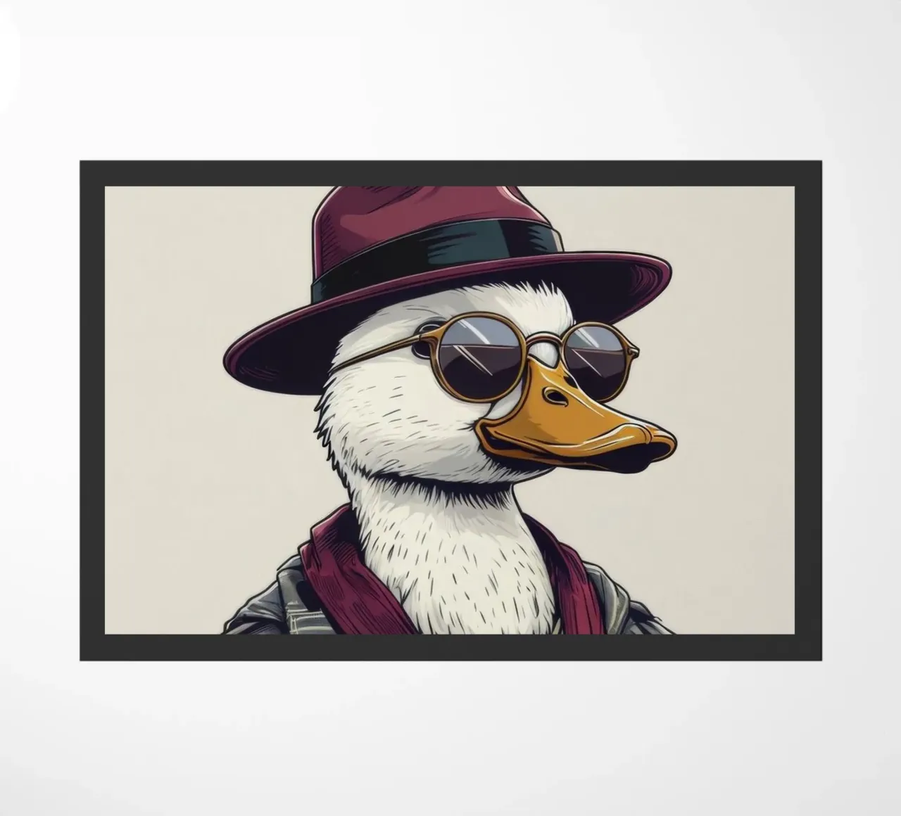 Everything Is Fine doormat by Nando Art