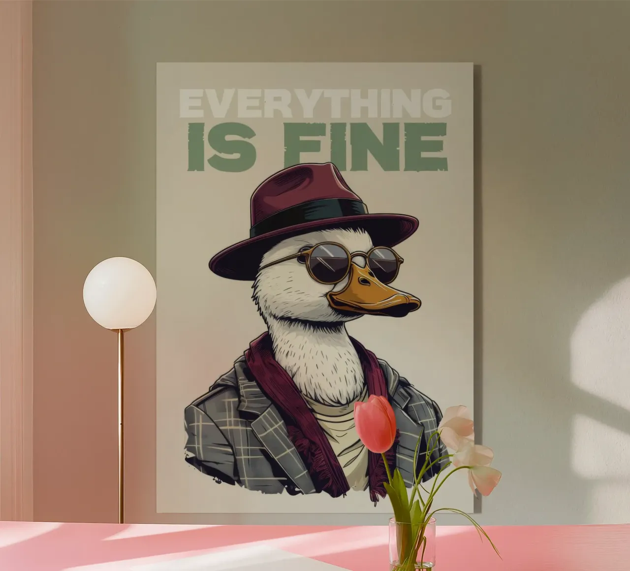 Everything Is Fine plexiglass da Nando Art