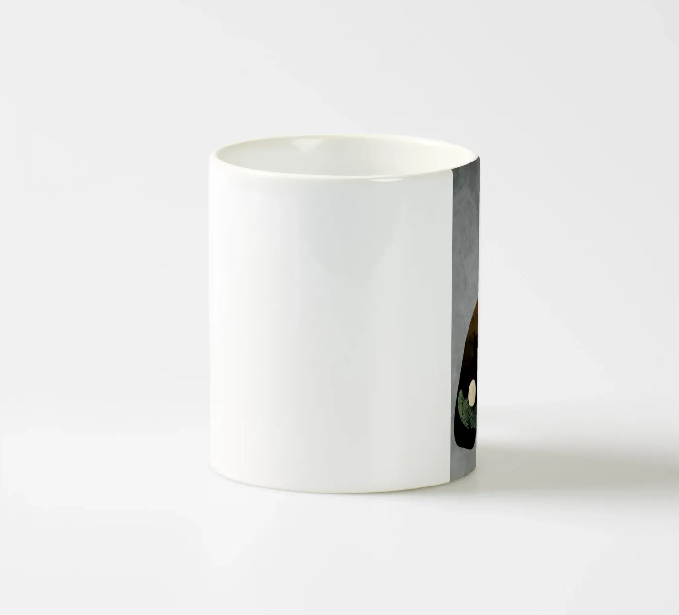 Collage ceramic mug by Andreas Jarner
