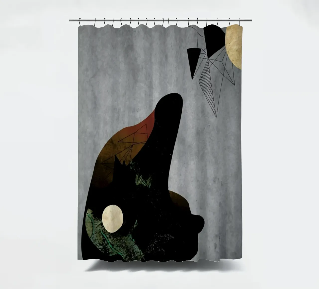 Collage tenda da doccia da Andreas Jarner