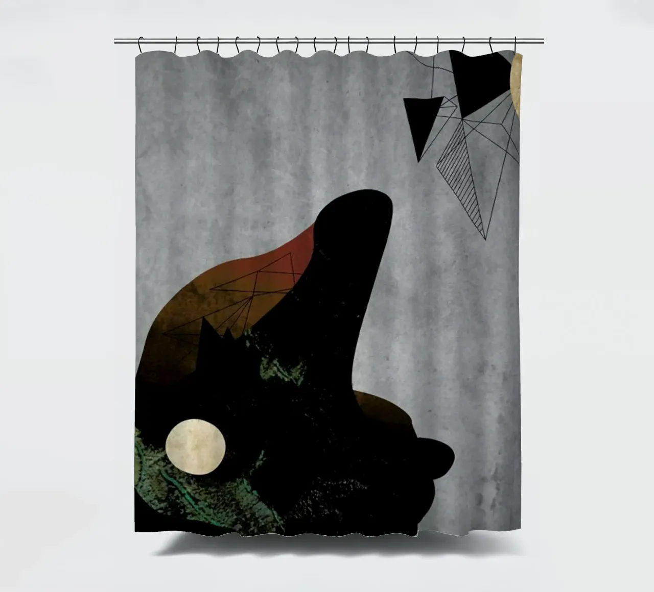 Collage tenda da doccia da Andreas Jarner