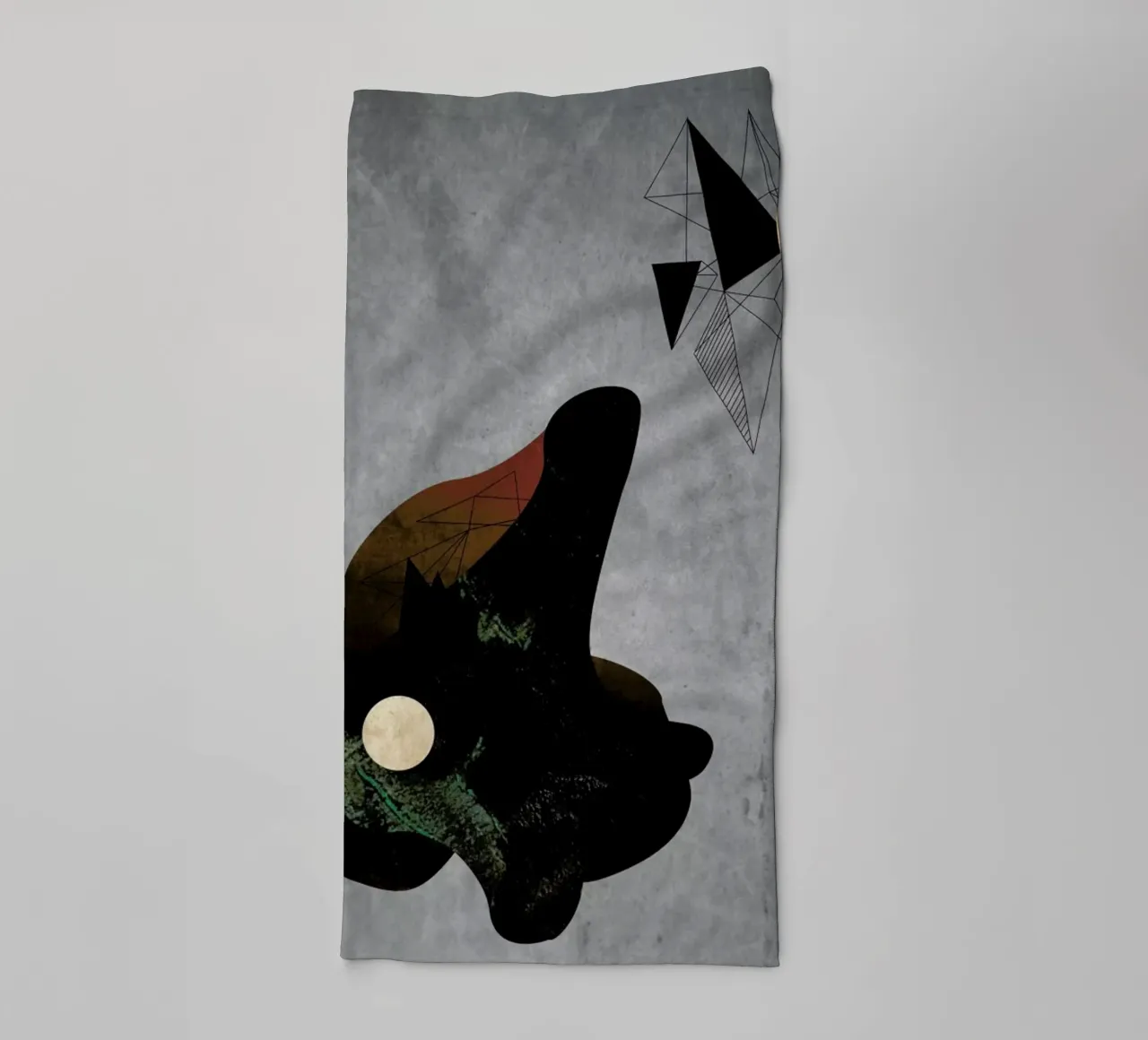 Collage towel by Andreas Jarner